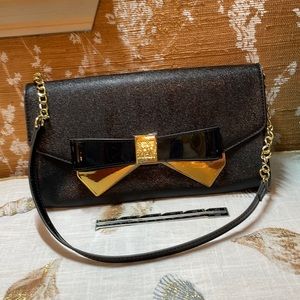 Black evening bag